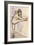 Dancer at the Bar, 1884-1888-Edgar Degas-Framed Giclee Print