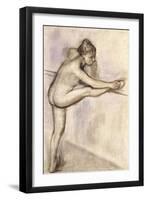 Dancer at the Bar, 1884-1888-Edgar Degas-Framed Giclee Print