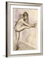 Dancer at the Bar, 1884-1888-Edgar Degas-Framed Giclee Print