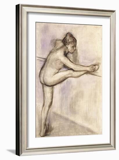 Dancer at the Bar, 1884-1888-Edgar Degas-Framed Giclee Print