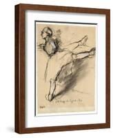 Dancer at the Bar-Edgar Degas-Framed Giclee Print