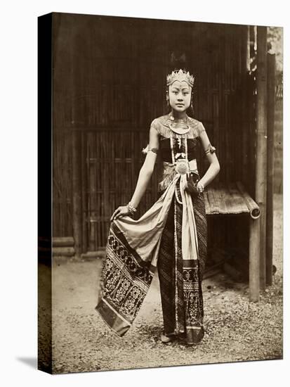 Dancer at the Javanese Village, Exposition Universelle, Paris, 1889-null-Stretched Canvas