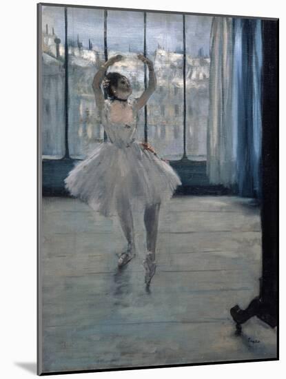 Dancer at the Photographer, 1875-Edgar Degas-Mounted Giclee Print