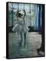 Dancer at the Photographer's Studio-Edgar Degas-Framed Stretched Canvas