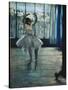 Dancer at the Photographer's Studio-Edgar Degas-Stretched Canvas