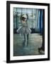 Dancer at the Photographer's Studio-Edgar Degas-Framed Art Print