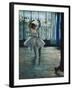 Dancer at the Photographer's Studio-Edgar Degas-Framed Art Print