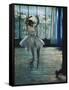 Dancer at the Photographer's Studio-Edgar Degas-Framed Stretched Canvas