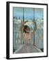 Dancer at the Photographers Studio-Edgar Degas-Framed Art Print