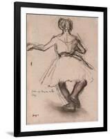 Dancer, Back View-Edgar Degas-Framed Giclee Print