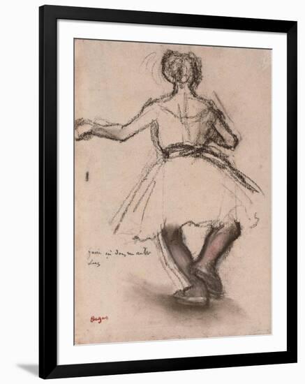 Dancer, Back View-Edgar Degas-Framed Giclee Print