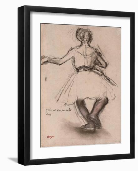 Dancer, Back View-Edgar Degas-Framed Giclee Print