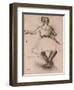 Dancer, Back View-Edgar Degas-Framed Giclee Print