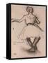 Dancer, Back View-Edgar Degas-Framed Stretched Canvas