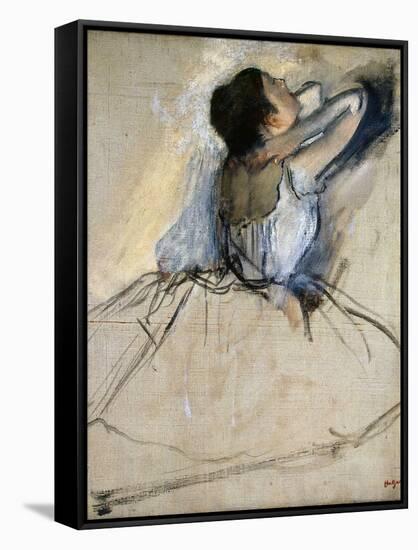 Dancer, C. 1874-Edgar Degas-Framed Stretched Canvas