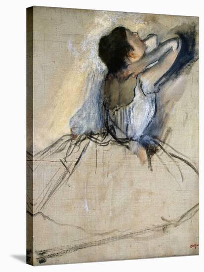 Dancer, C. 1874-Edgar Degas-Stretched Canvas