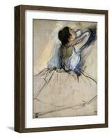 Dancer, C. 1874-Edgar Degas-Framed Giclee Print