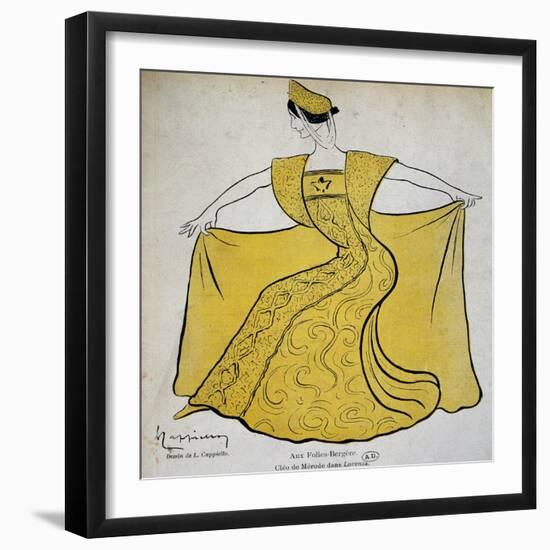 Dancer Cleopatre-Diane De Merode, known as Cleo-null-Framed Giclee Print