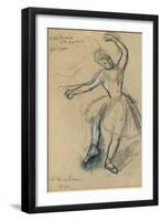 Dancer; Danseuse, 1880s-Edgar Degas-Framed Giclee Print