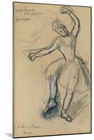 Dancer; Danseuse, 1880s-Edgar Degas-Mounted Giclee Print