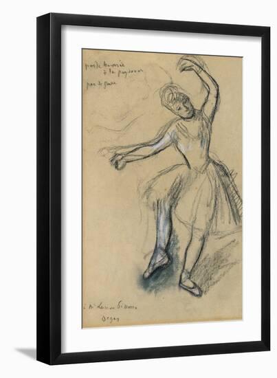 Dancer; Danseuse, 1880s-Edgar Degas-Framed Premium Giclee Print