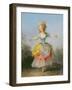 Dancer Dressed in Louis XVI Costume (Oil on Canvas)-Jean-frederic Schall-Framed Giclee Print