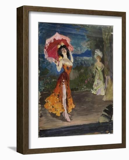 Dancer, Early 1900s-Sergei Arsenyevich Vinogradov-Framed Giclee Print