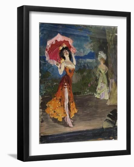 Dancer, Early 1900s-Sergei Arsenyevich Vinogradov-Framed Giclee Print