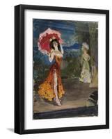 Dancer, Early 1900s-Sergei Arsenyevich Vinogradov-Framed Giclee Print