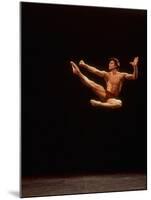 Dancer Edward Villella Leaping Through Air in Performance of George Balanchine's "The Prodigal Son"-Bill Eppridge-Mounted Premium Photographic Print
