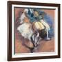 Dancer Fastening Her Pump, C.1880-85-Edgar Degas-Framed Giclee Print