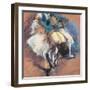 Dancer Fastening Her Pump, C.1880-85-Edgar Degas-Framed Giclee Print