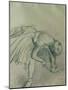 Dancer Fixing Her Slipper-Edgar Degas-Mounted Giclee Print