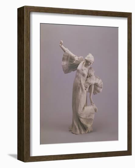 Dancer, from a Table Centrepiece, Sevres, 1900-Agathon Leonard-Framed Giclee Print