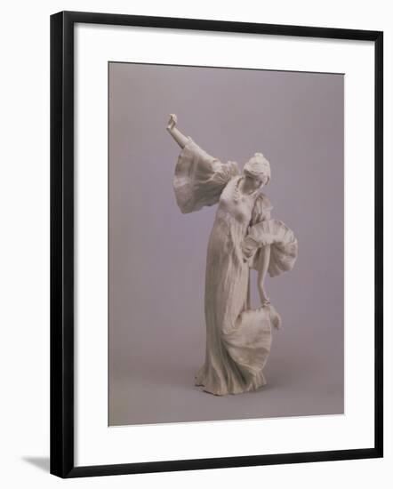 Dancer, from a Table Centrepiece, Sevres, 1900-Agathon Leonard-Framed Giclee Print