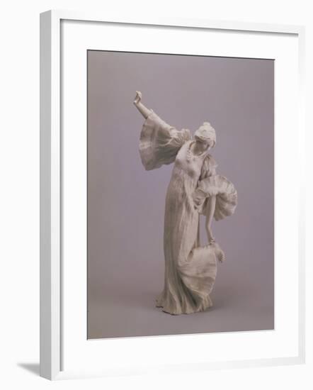 Dancer, from a Table Centrepiece, Sevres, 1900-Agathon Leonard-Framed Giclee Print