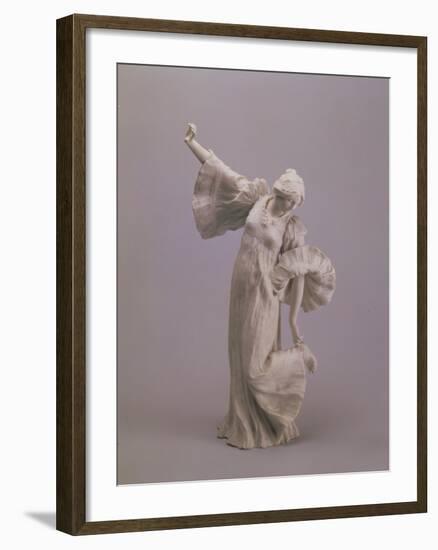 Dancer, from a Table Centrepiece, Sevres, 1900-Agathon Leonard-Framed Giclee Print