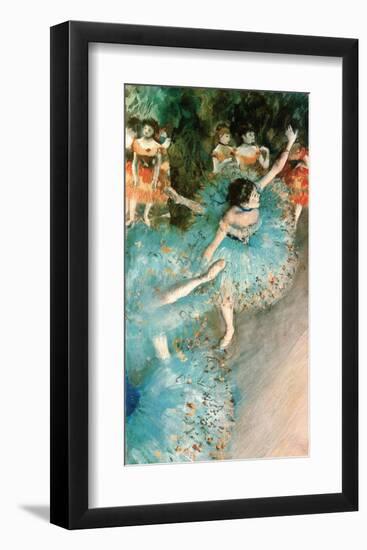 Dancer in Blue, 1884-Edgar Degas-Framed Art Print