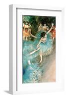 Dancer in Blue, 1884-Edgar Degas-Framed Art Print