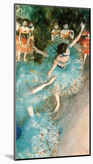 Dancer in Blue, 1884-Edgar Degas-Mounted Art Print