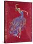 Dancer in Blue I-Marta Wiley-Stretched Canvas