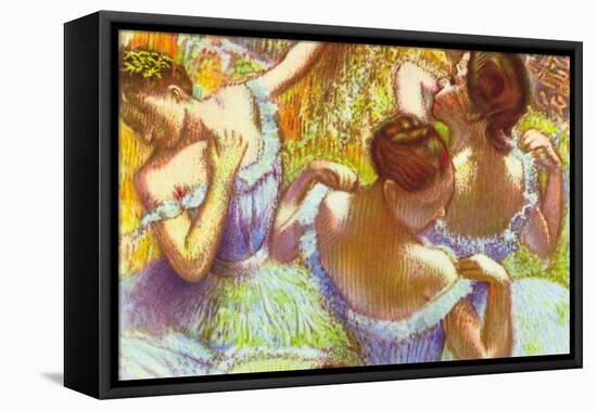 Dancer In Blue-Edgar Degas-Framed Stretched Canvas