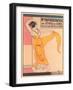 Dancer in Expressive Pose-null-Framed Art Print