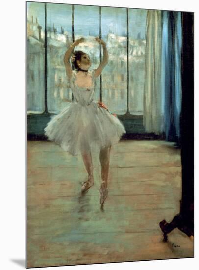 Dancer in Front of a Window-Edgar Degas-Mounted Art Print