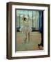 Dancer in Front of a Window-Edgar Degas-Framed Art Print