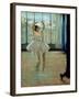 Dancer in Front of a Window-Edgar Degas-Framed Art Print