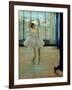 Dancer in Front of a Window-Edgar Degas-Framed Art Print