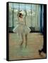 Dancer in Front of a Window-Edgar Degas-Framed Stretched Canvas