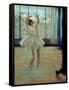 Dancer in Front of a Window-Edgar Degas-Framed Stretched Canvas
