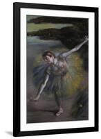 Dancer in Green-Edgar Degas-Framed Giclee Print